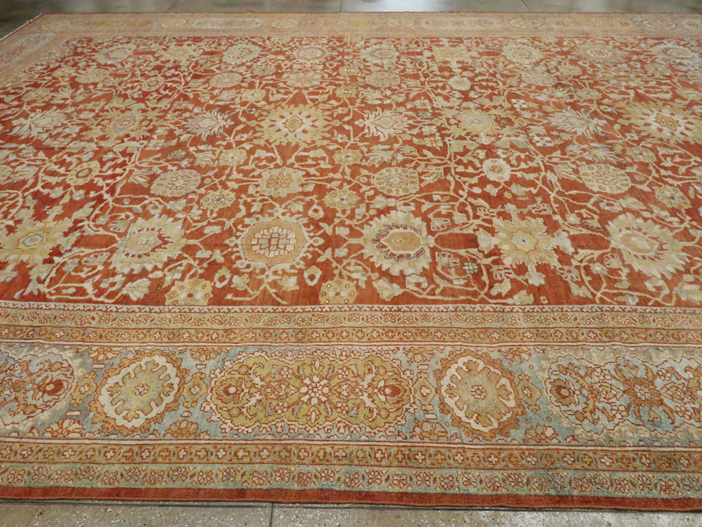 Antique Persian Mahal Carpet, No.27294 - Gsblank