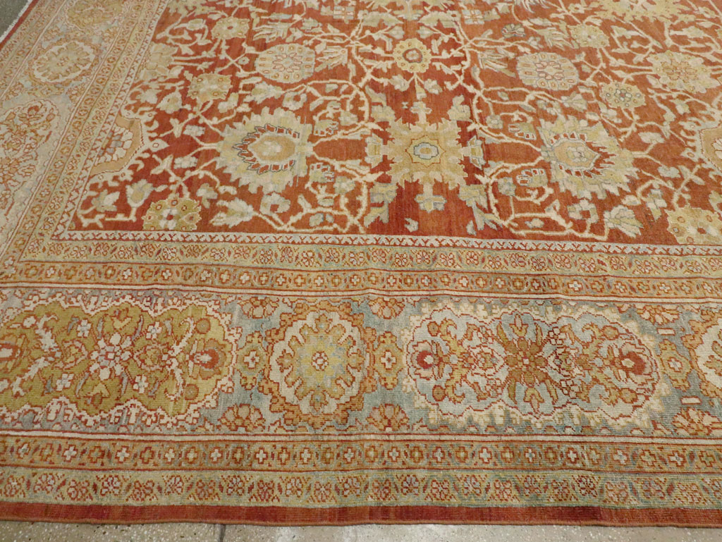 Antique Persian Mahal Carpet, No.27294 - Gsblank