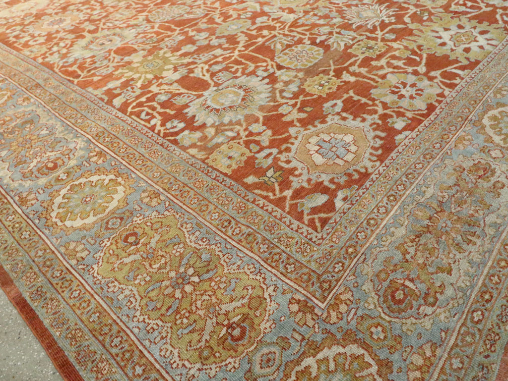 Antique Persian Mahal Carpet, No.27294 - Gsblank