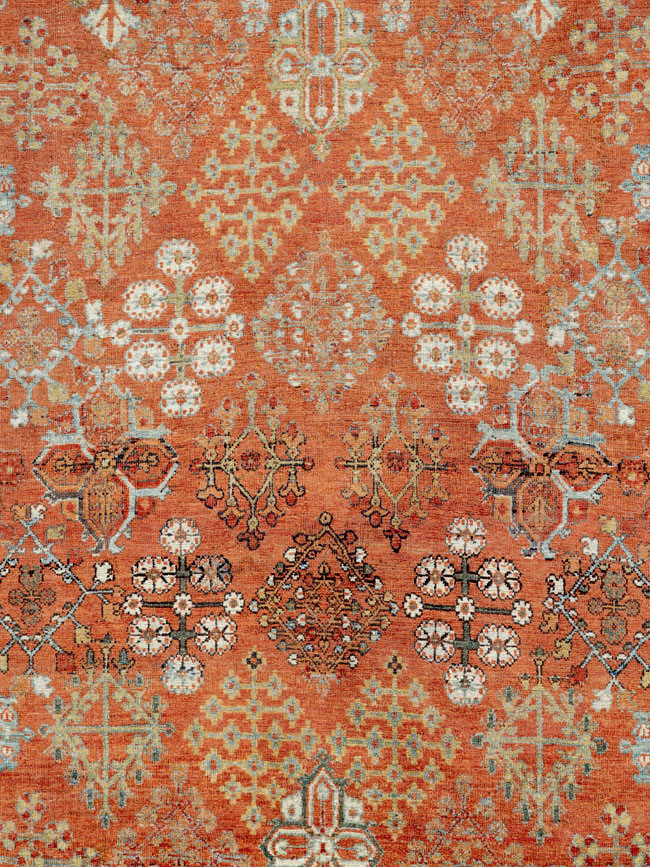Vintage Persian Joshegan Rug, No.27297 - Gsblank