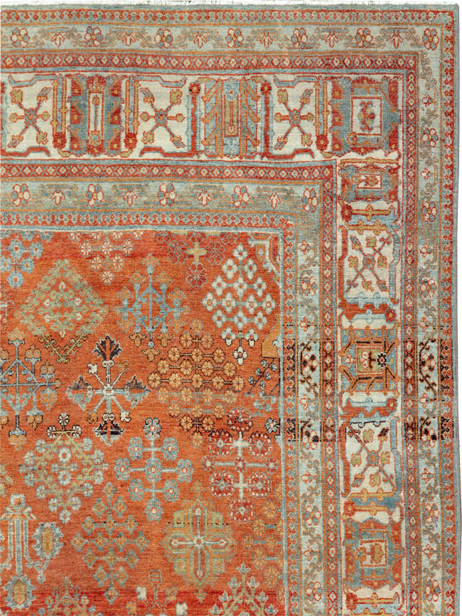 Vintage Persian Joshegan Rug, No.27297 - Gsblank