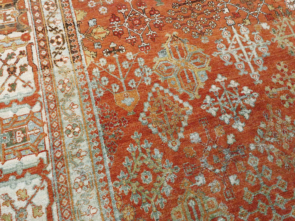 Vintage Persian Joshegan Rug, No.27297 - Gsblank