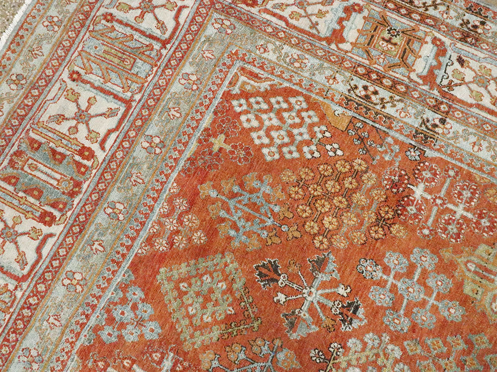 Vintage Persian Joshegan Rug, No.27297 - Gsblank