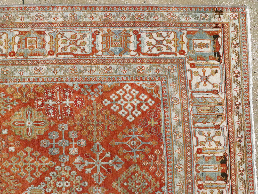 Vintage Persian Joshegan Rug, No.27297 - Gsblank