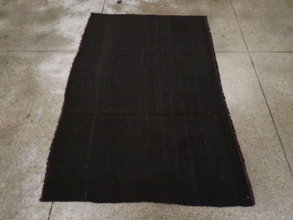 Vintage Turkish Flatweave Kilim Accent Rug, No.27298 - Gsblank