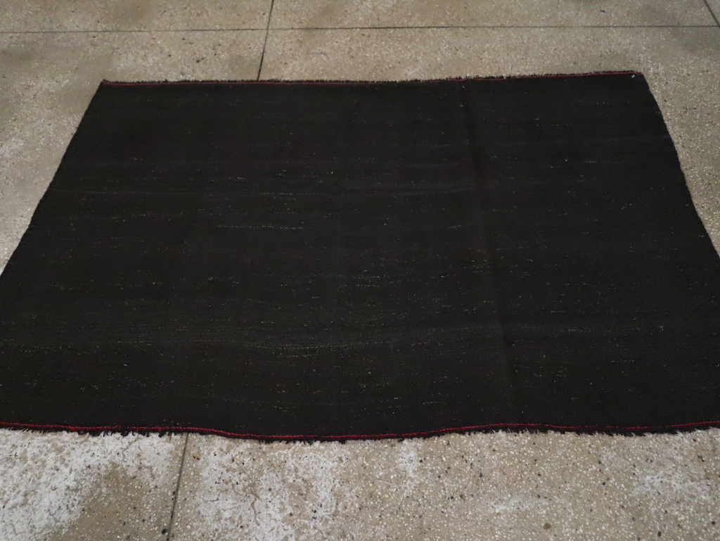 Vintage Turkish Flatweave Kilim Accent Rug, No.27298 - Gsblank