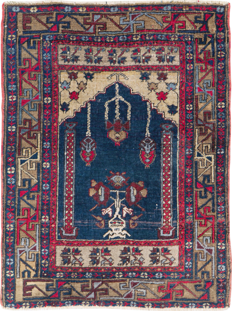 Antique Turkish Anatolian Rug (Pair: 1 of 2), No.27300 - Gsblank