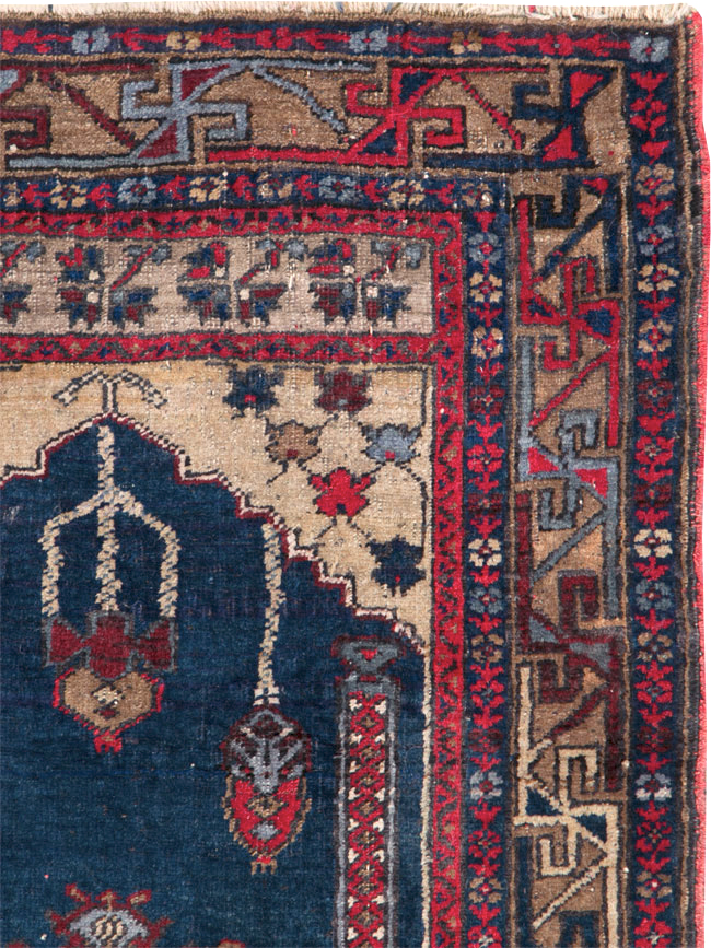 Antique Turkish Anatolian Rug (Pair: 1 of 2), No.27300 - Gsblank