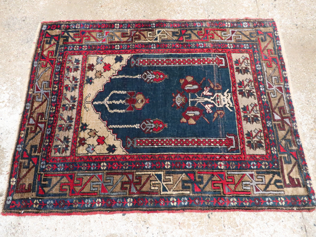 Antique Turkish Anatolian Rug (Pair: 1 of 2), No.27300 - Gsblank