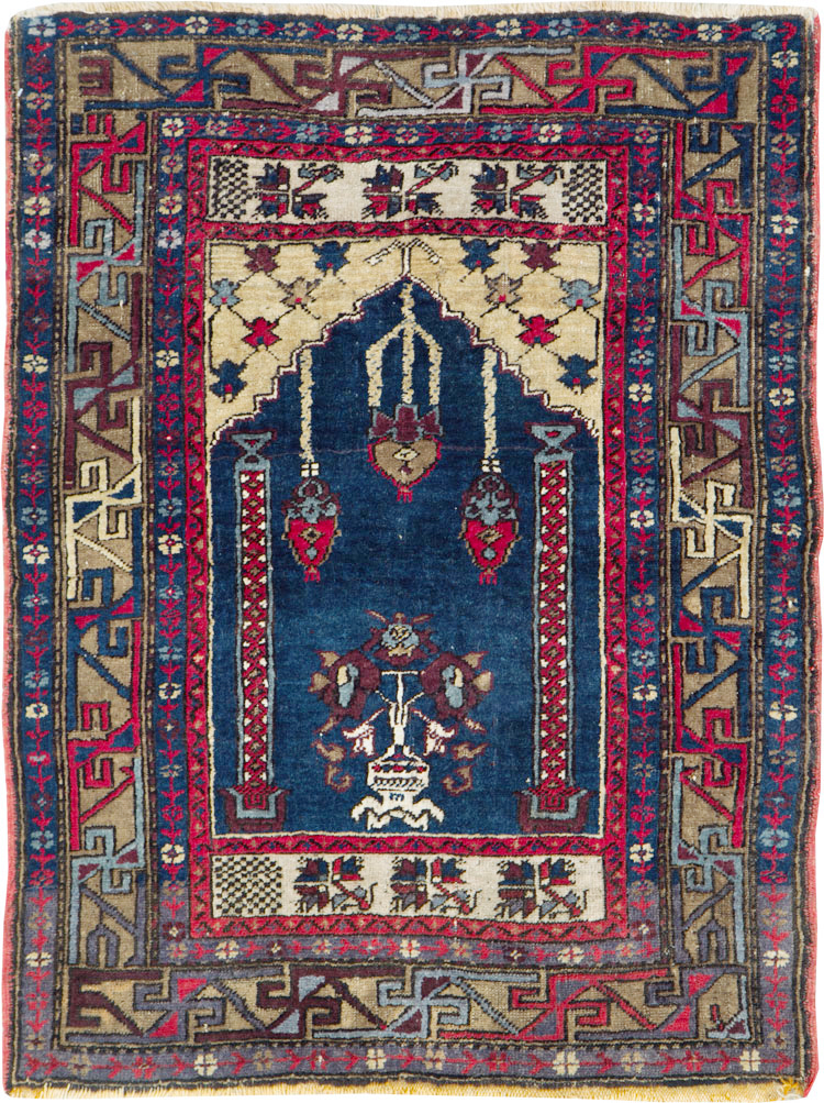 Antique Turkish Anatolian Rug (Pair: 2 of 2), No.27301 - Gsblank