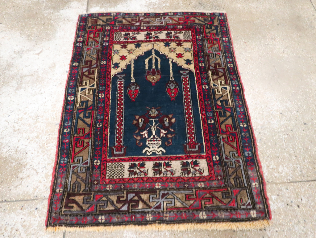 Antique Turkish Anatolian Rug (Pair: 2 of 2), No.27301 - Gsblank