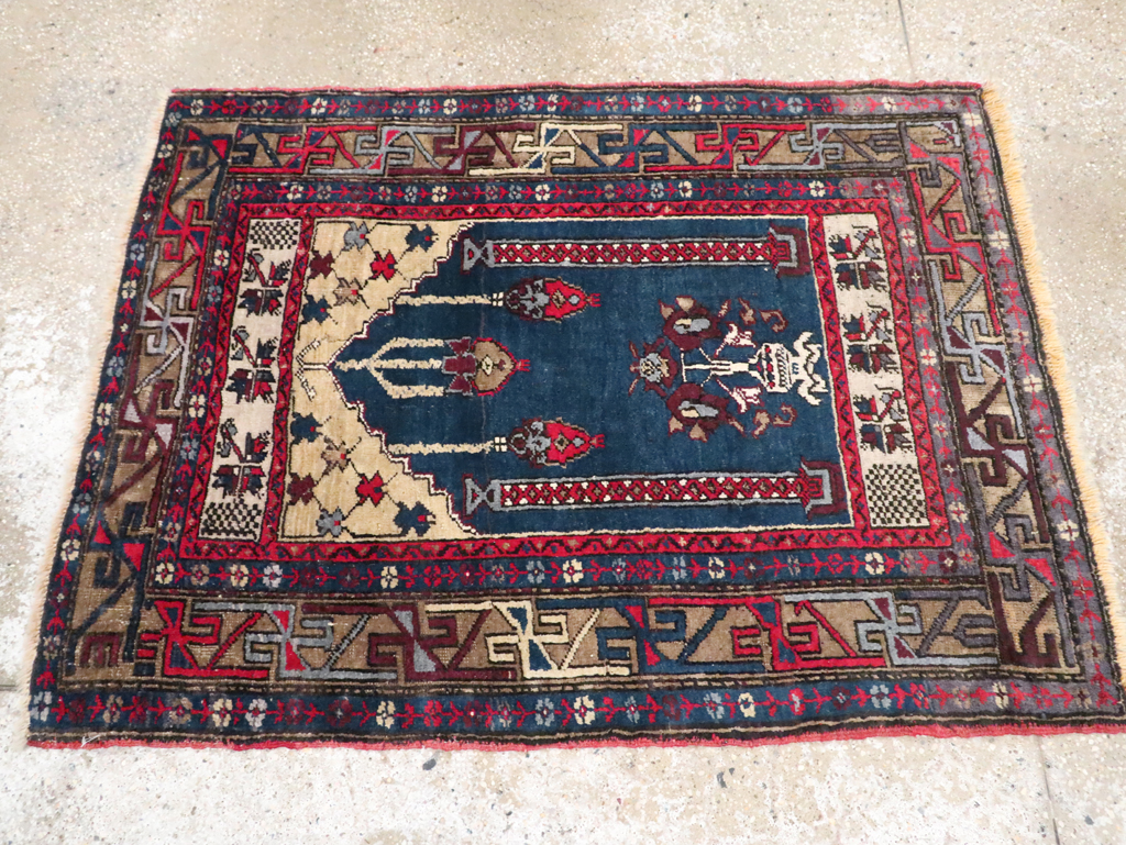Antique Turkish Anatolian Rug (Pair: 2 of 2), No.27301 - Gsblank