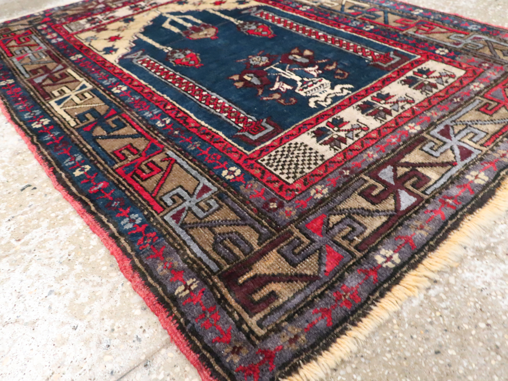 Antique Turkish Anatolian Rug (Pair: 2 of 2), No.27301 - Gsblank