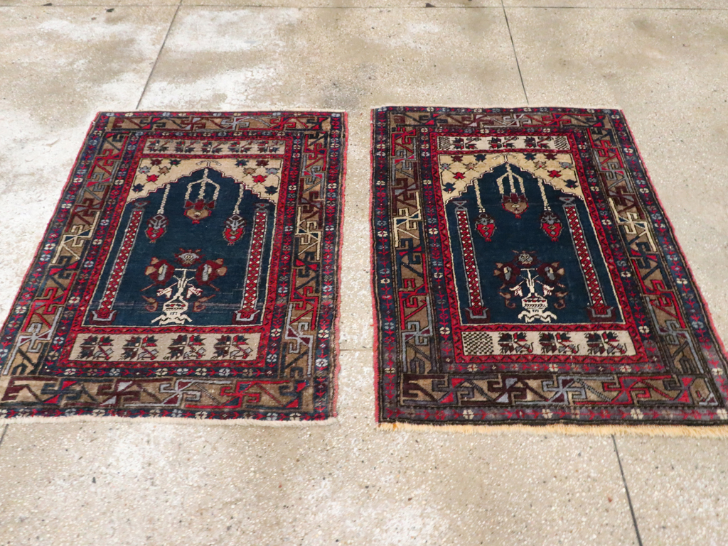 Antique Turkish Anatolian Rug (Pair: 2 of 2), No.27301 - Gsblank