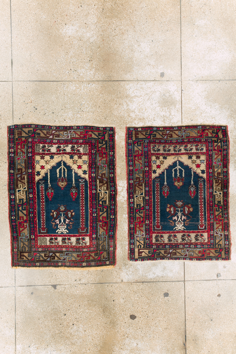 Antique Turkish Anatolian Rug (Pair: 2 of 2), No.27301 - Gsblank