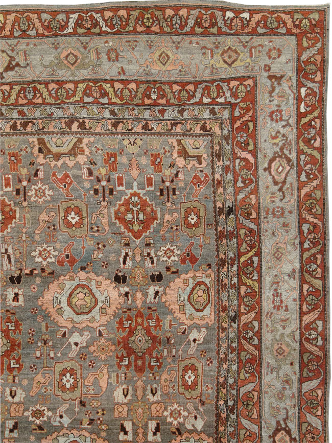 Antique Persian Bidjar Oversize Carpet, No.27310 - Gsblank