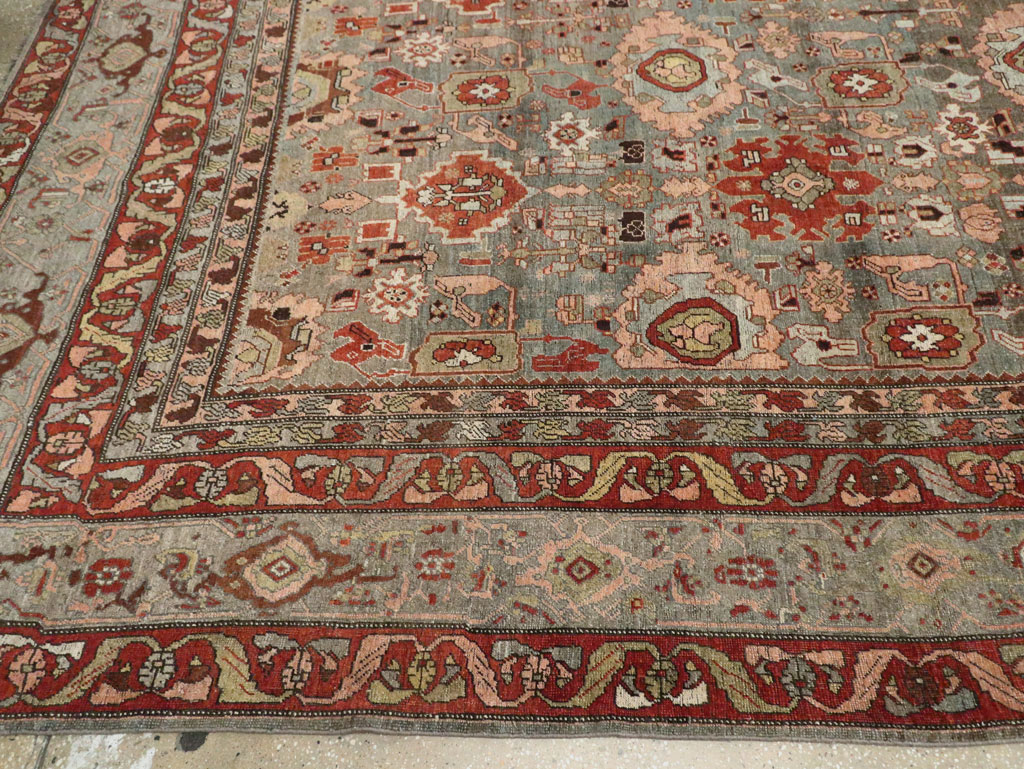 Antique Persian Bidjar Oversize Carpet, No.27310 - Gsblank