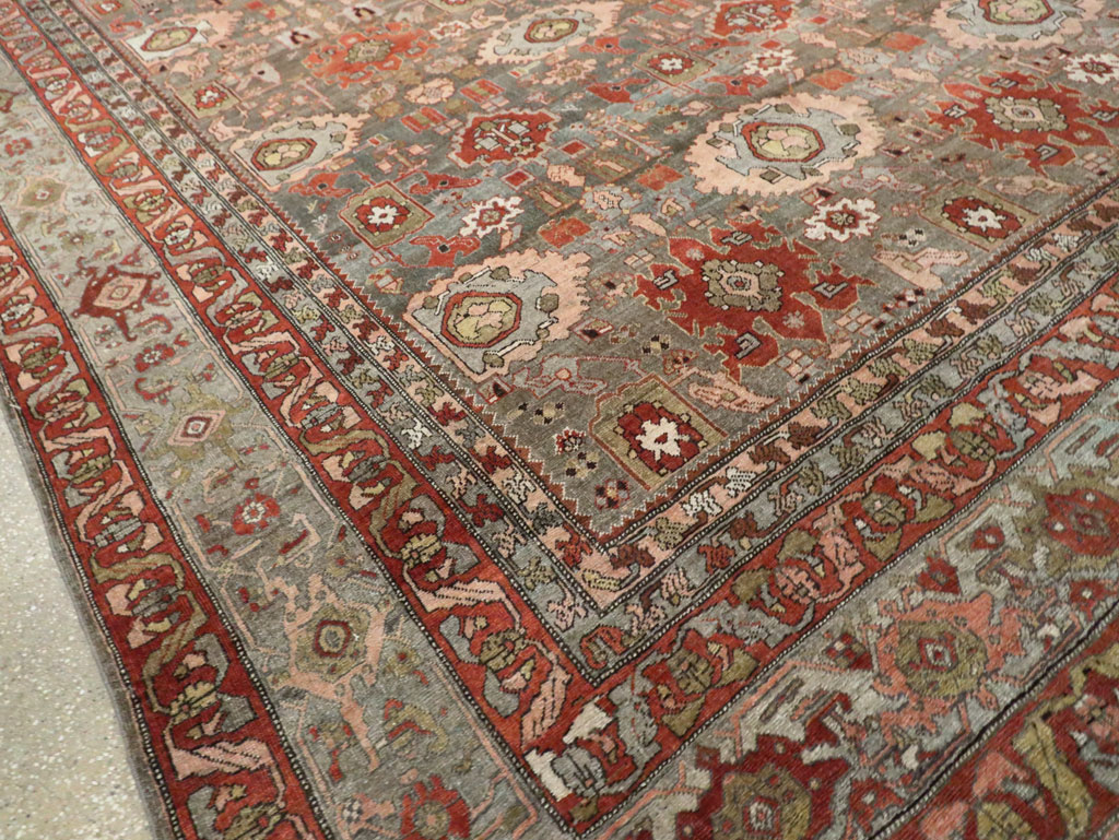 Antique Persian Bidjar Oversize Carpet, No.27310 - Gsblank