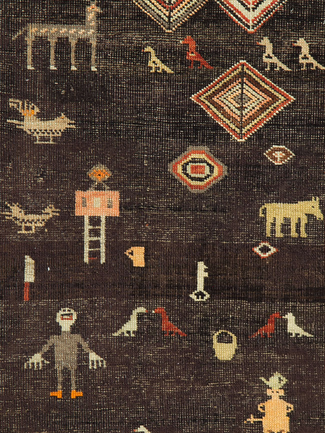 Antique Kurdish Rug, No.27317 - Gsblank