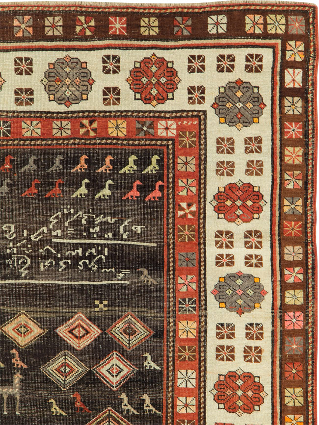 Antique Kurdish Rug, No.27317 - Gsblank