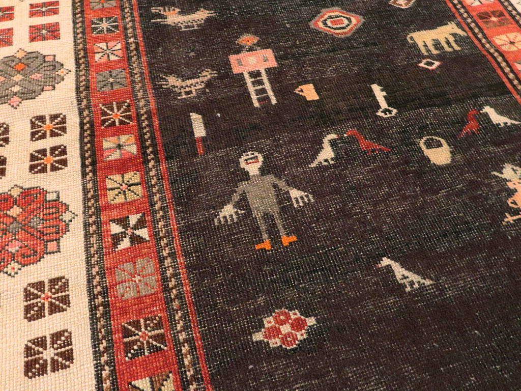 Antique Kurdish Rug, No.27317 - Gsblank
