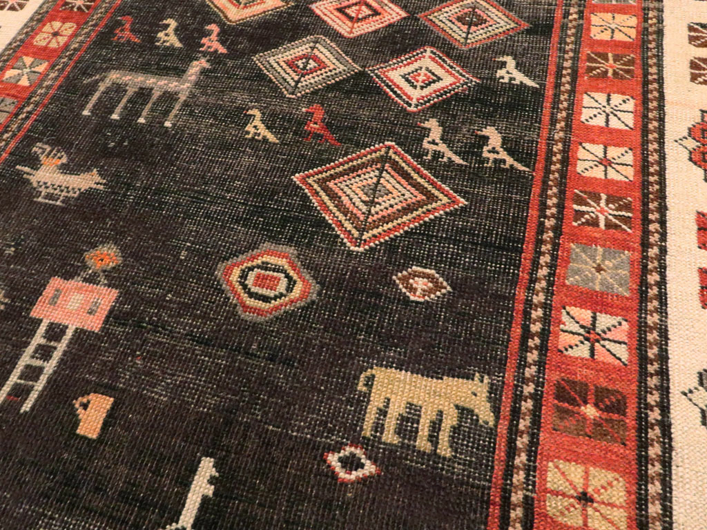 Antique Kurdish Rug, No.27317 - Gsblank