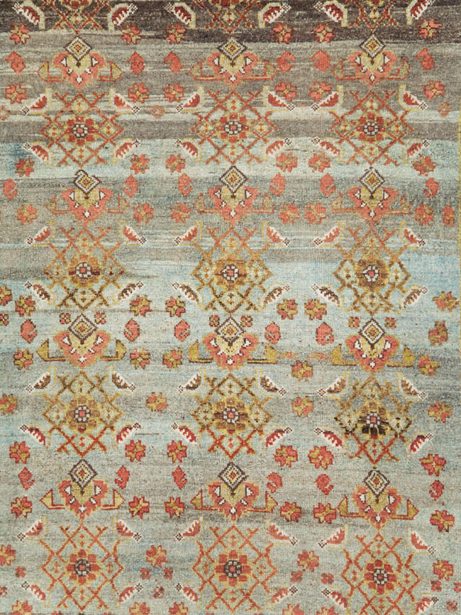 Antique Persian Malayer Wide Gallery Runner, No.27334 - Gsblank