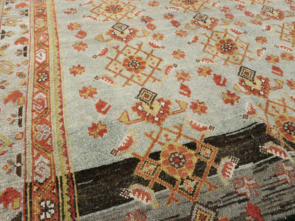Antique Persian Malayer Wide Gallery Runner, No.27334 - Gsblank