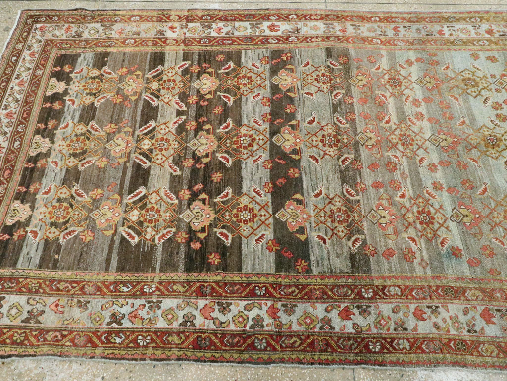 Antique Persian Malayer Wide Gallery Runner, No.27334 - Gsblank