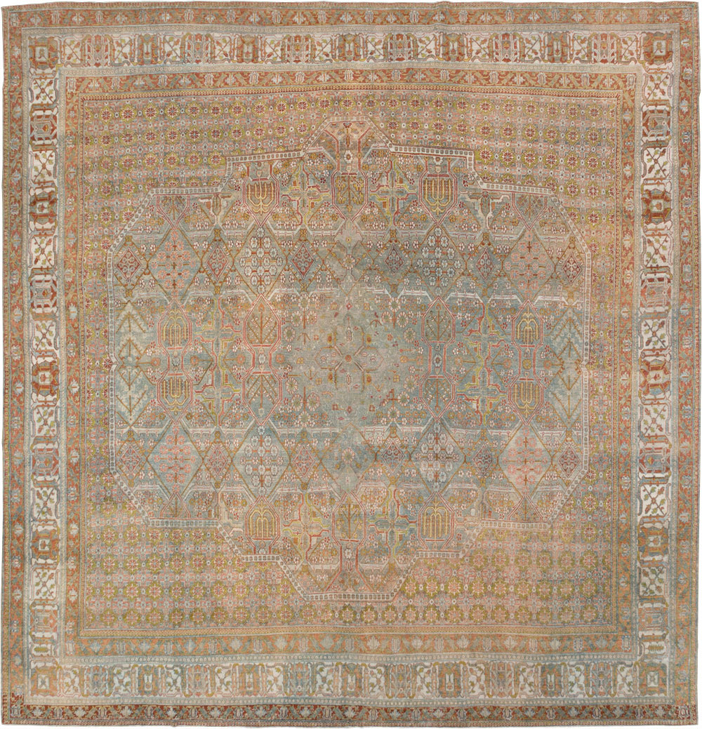 Antique Persian Joshegan Carpet, No.27337 - Gsblank