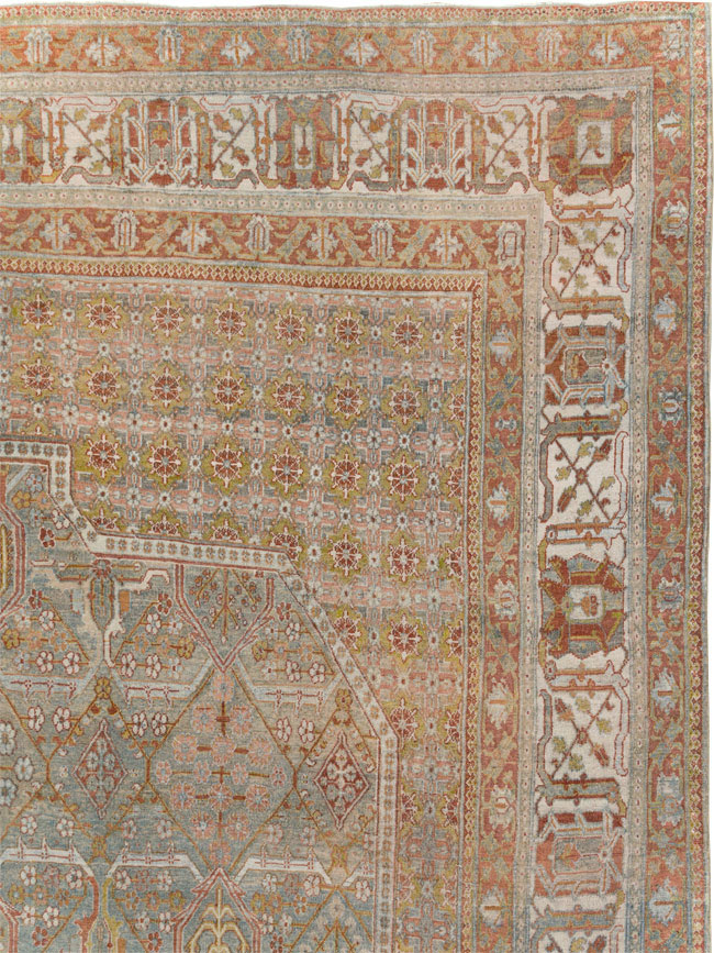 Antique Persian Joshegan Carpet, No.27337 - Gsblank