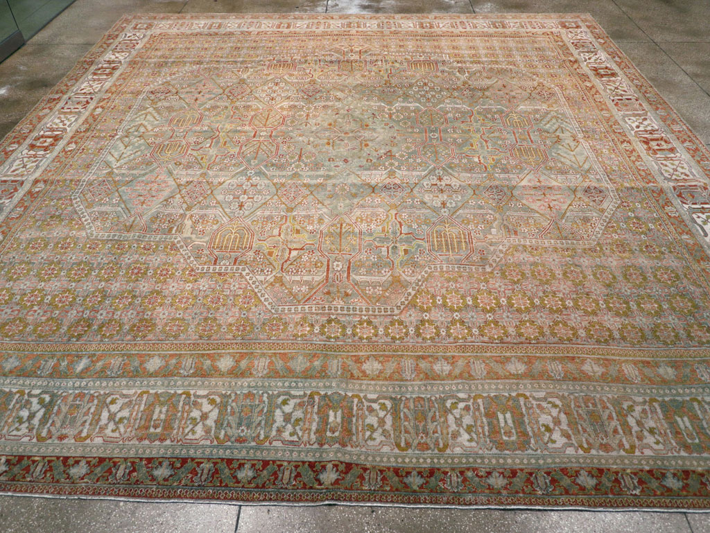 Antique Persian Joshegan Carpet, No.27337 - Gsblank