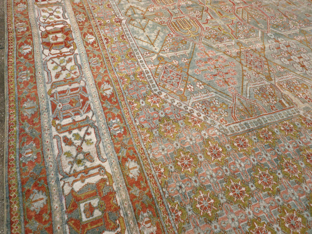 Antique Persian Joshegan Carpet, No.27337 - Gsblank