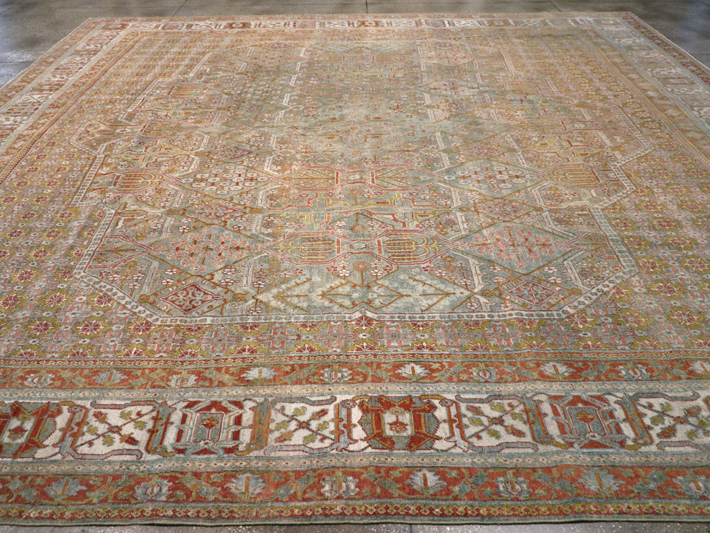 Antique Persian Joshegan Carpet, No.27337 - Gsblank