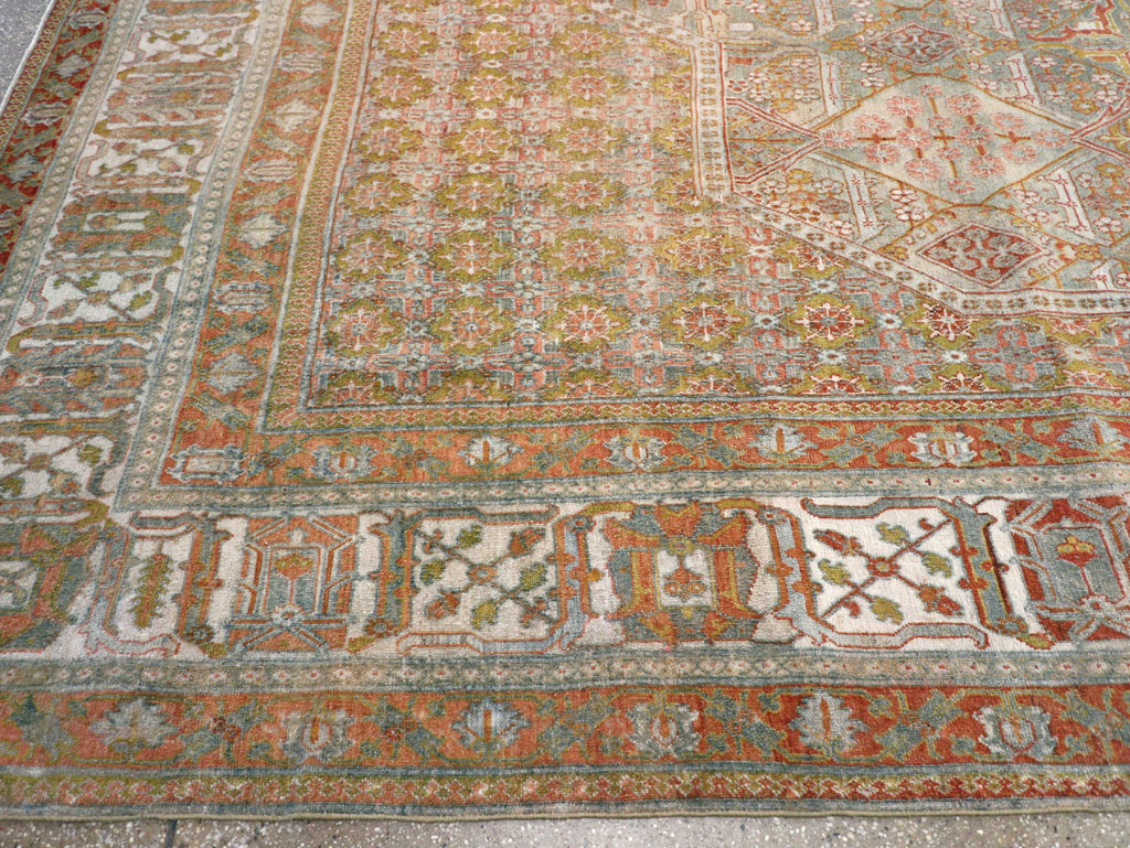 Antique Persian Joshegan Carpet, No.27337 - Gsblank