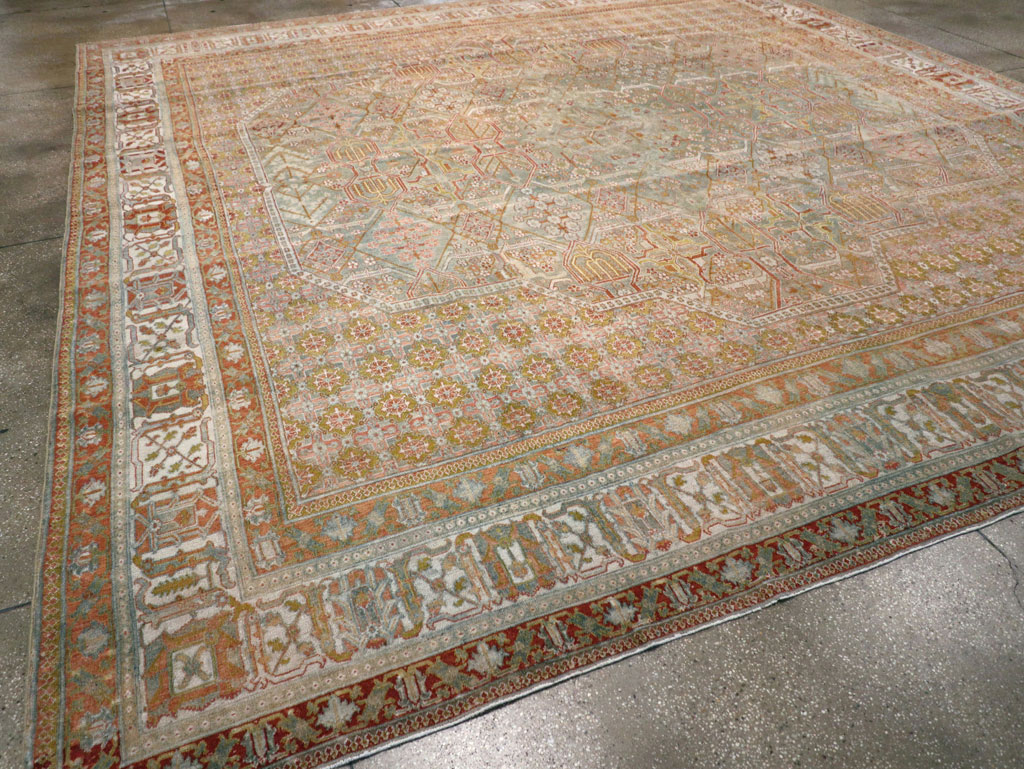 Antique Persian Joshegan Carpet, No.27337 - Gsblank