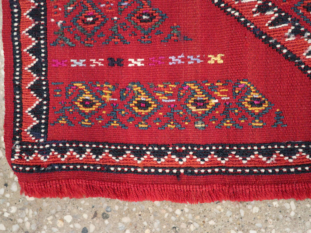 Vintage Persian Qashqai Sampler Rug, No.27351 - Gsblank