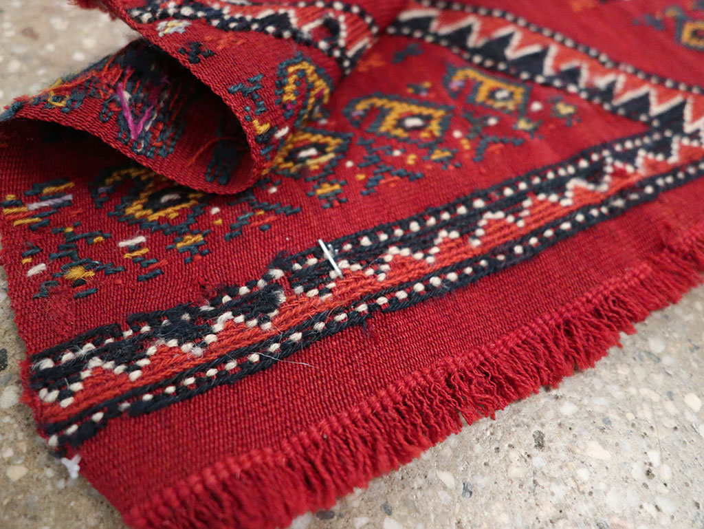 Vintage Persian Qashqai Sampler Rug, No.27351 - Gsblank