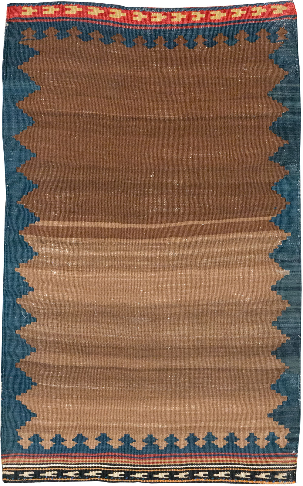 Vintage Persian Kilim Throw Rug, No.27352 - Gsblank