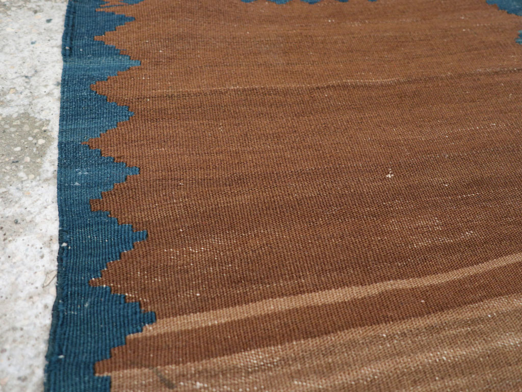 Vintage Persian Kilim Throw Rug, No.27352 - Gsblank