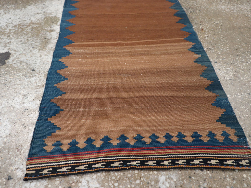Vintage Persian Kilim Throw Rug, No.27352 - Gsblank