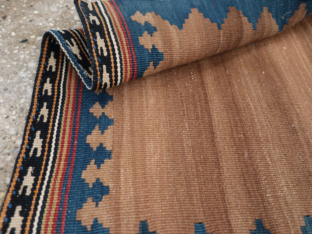 Vintage Persian Kilim Throw Rug, No.27352 - Gsblank