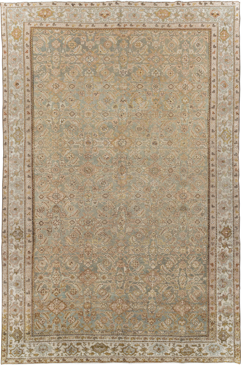 Antique Persian Malayer Accent Carpet, No.27355 - Gsblank