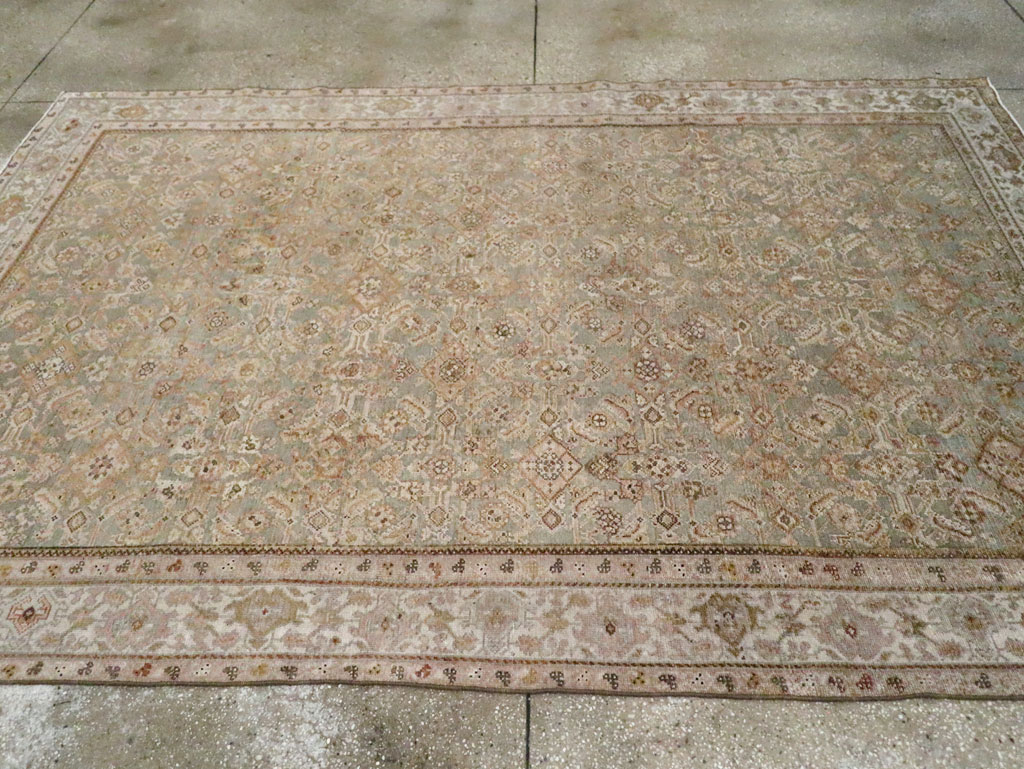 Antique Persian Malayer Accent Carpet, No.27355 - Gsblank