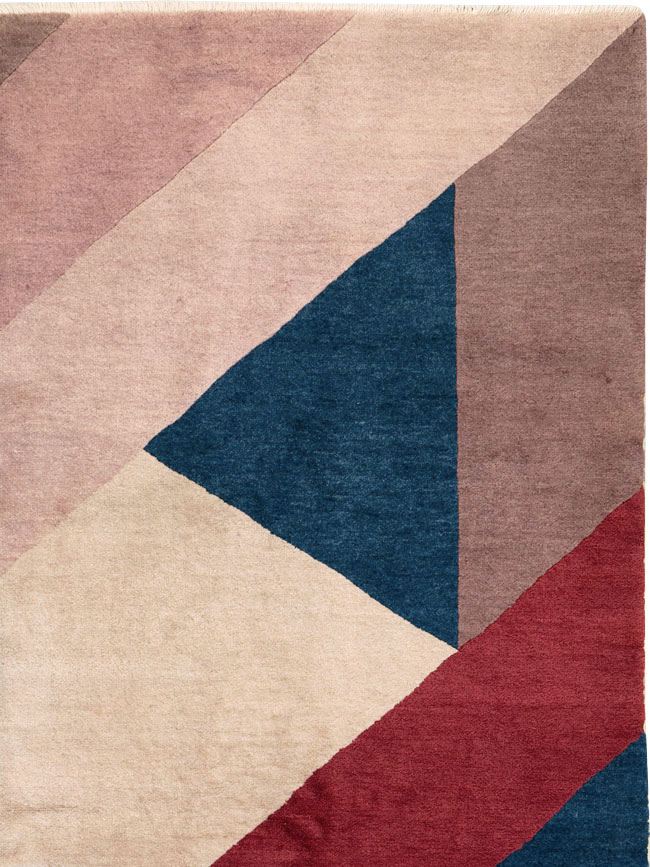 Vintage Chinese Art Deco Rug, No.27360 - Gsblank