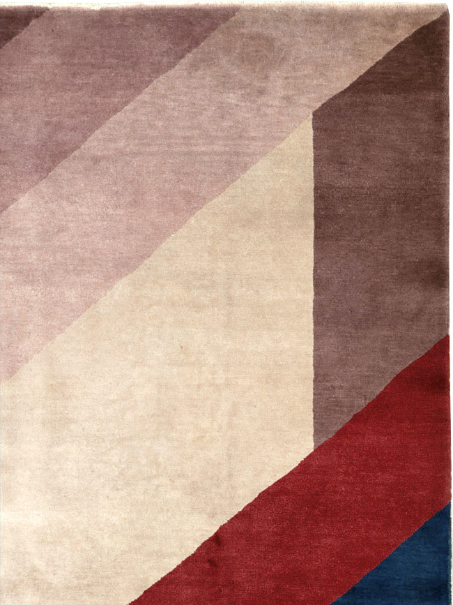 Vintage Chinese Art Deco Rug, No.27360 - Gsblank