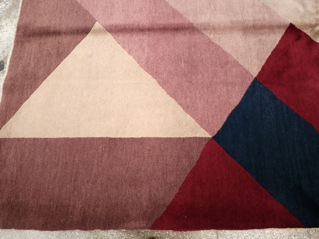 Vintage Chinese Art Deco Rug, No.27360 - Gsblank