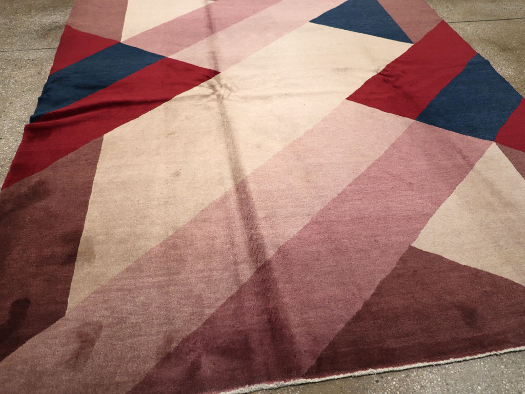 Vintage Chinese Art Deco Rug, No.27360 - Gsblank