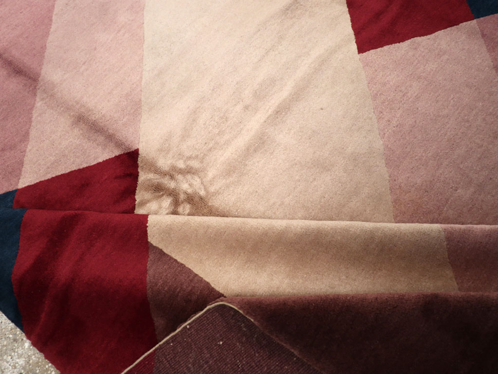 Vintage Chinese Art Deco Rug, No.27360 - Gsblank