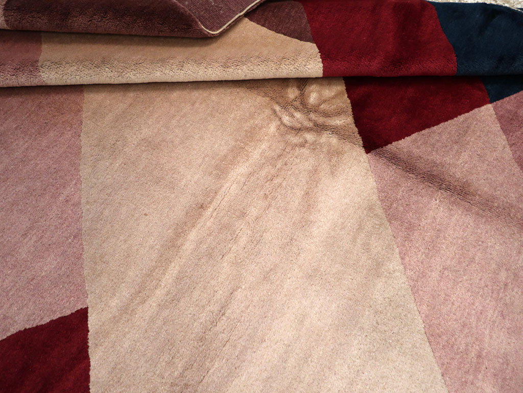 Vintage Chinese Art Deco Rug, No.27360 - Gsblank